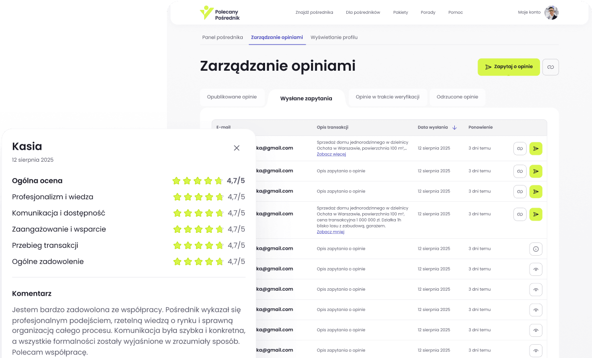 Zweryfikowane opinie klientów