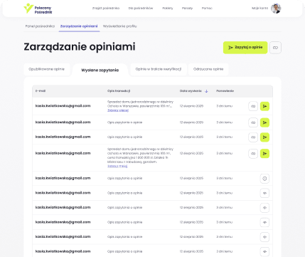 Zweryfikowane opinie klientów